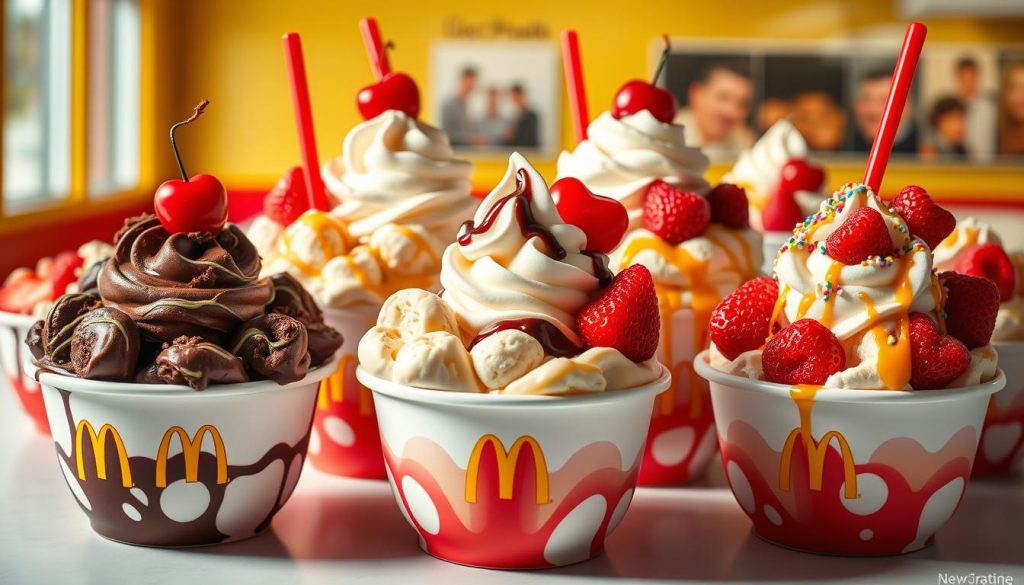 mcdonald's ice cream sundae options