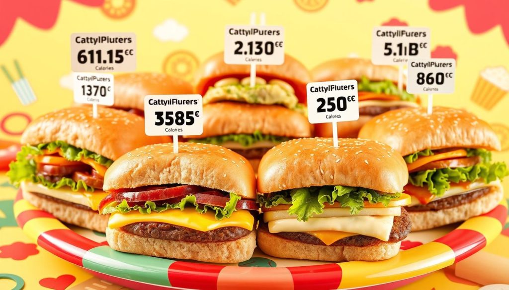 mcdonald's sandwich calories