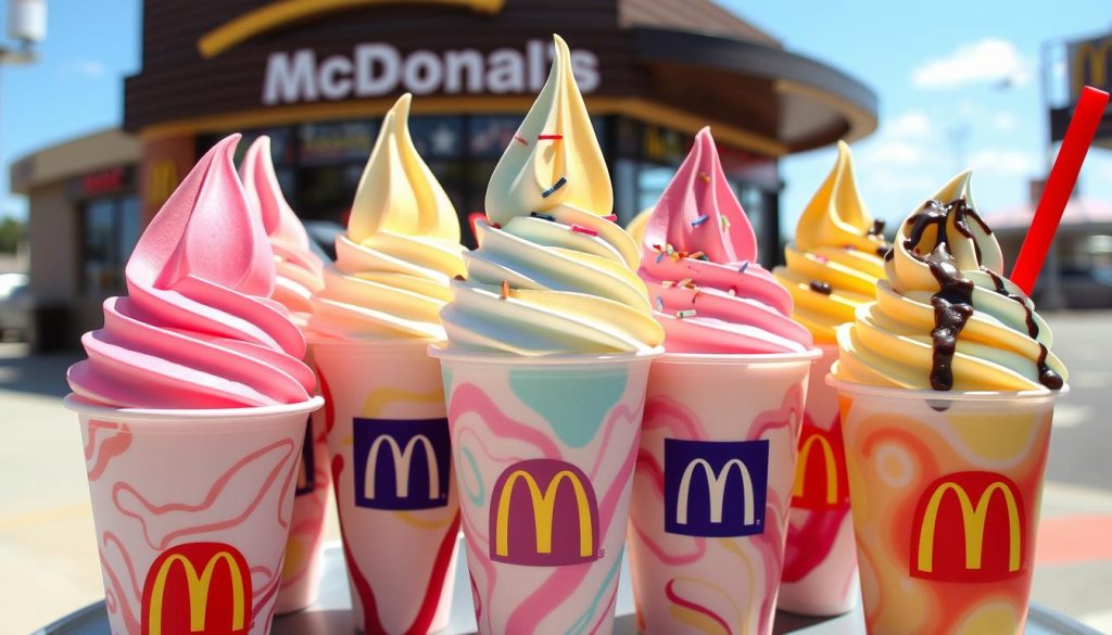 mcdonald's soft serve options