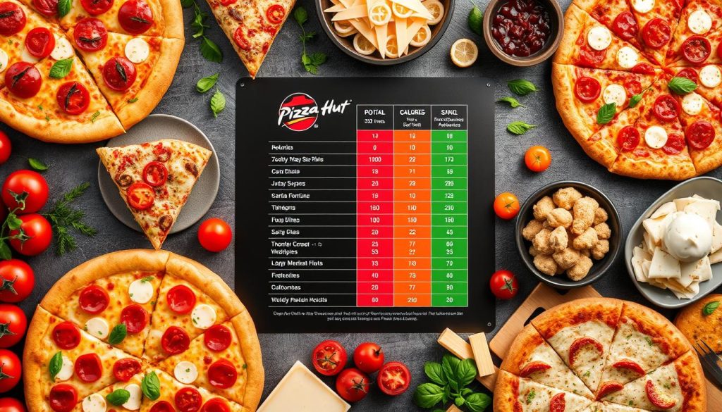 nutritional information pizza hut