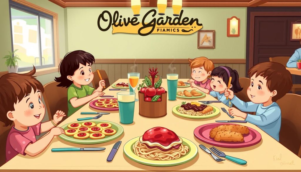 olive garden kids menu