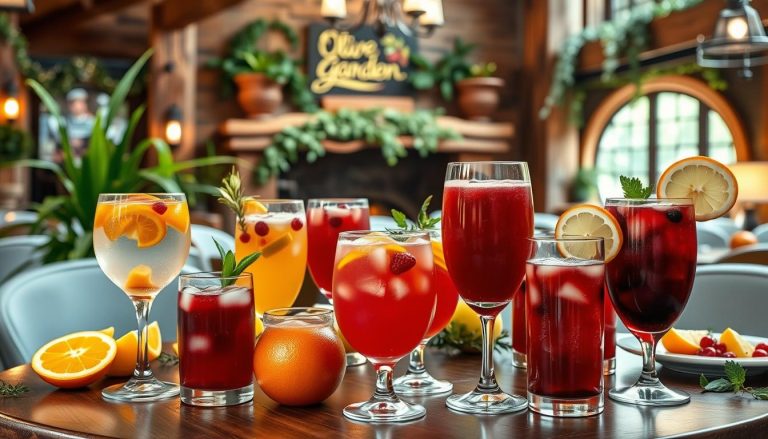 olive garden sangria menu