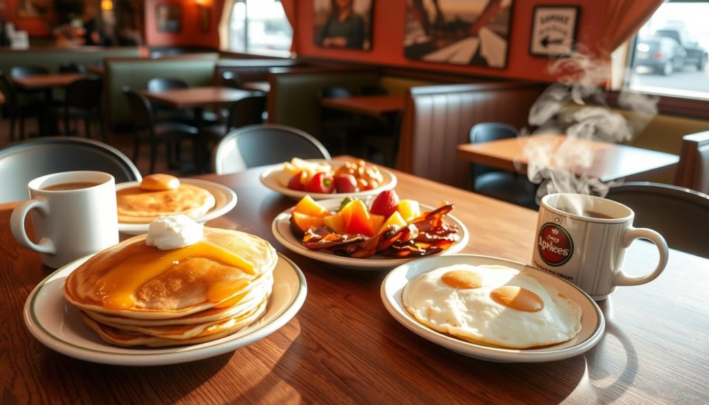 ordering breakfast at applebee's