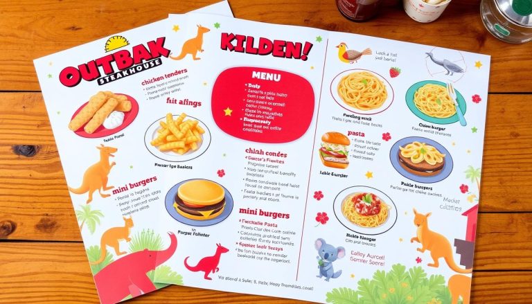 outback steakhouse children's menu