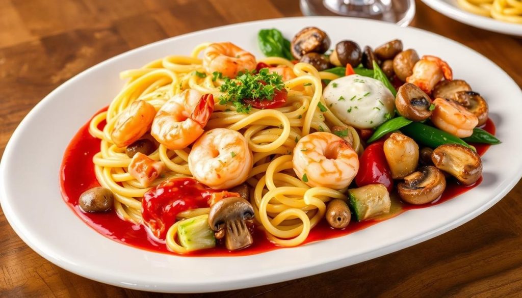 outback steakhouse customize pasta