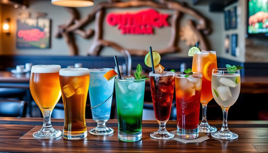 outback steakhouse drink selection