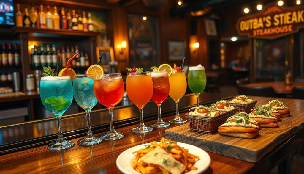 outback steakhouse happy hour drinks