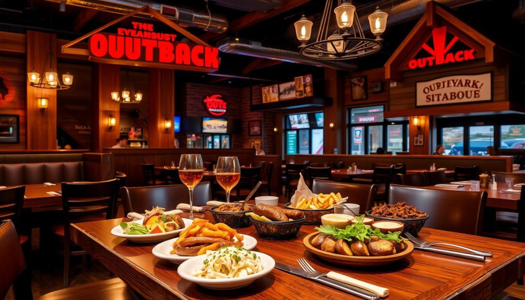 outback steakhouse offers