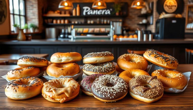 panera bread bagel menu