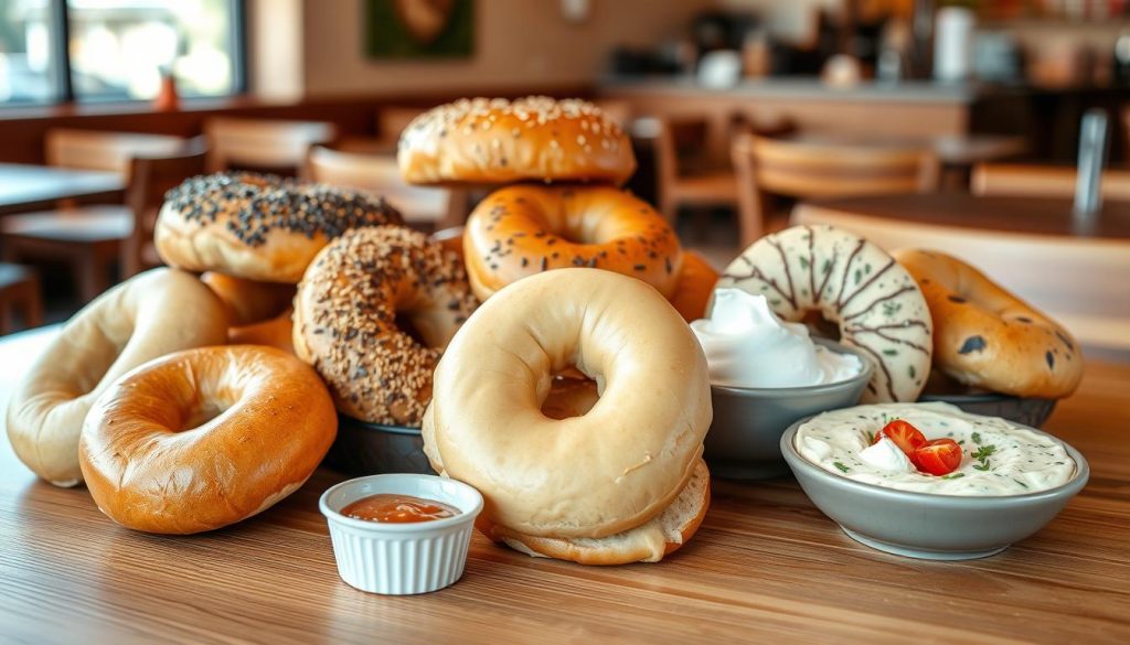 panera bread bagel selection