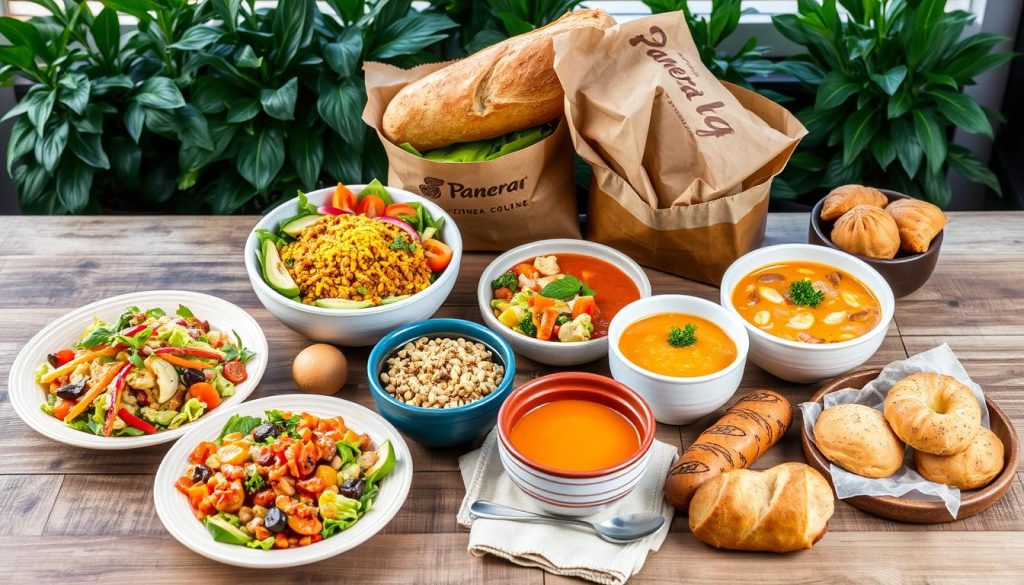 panera bread vegan menu