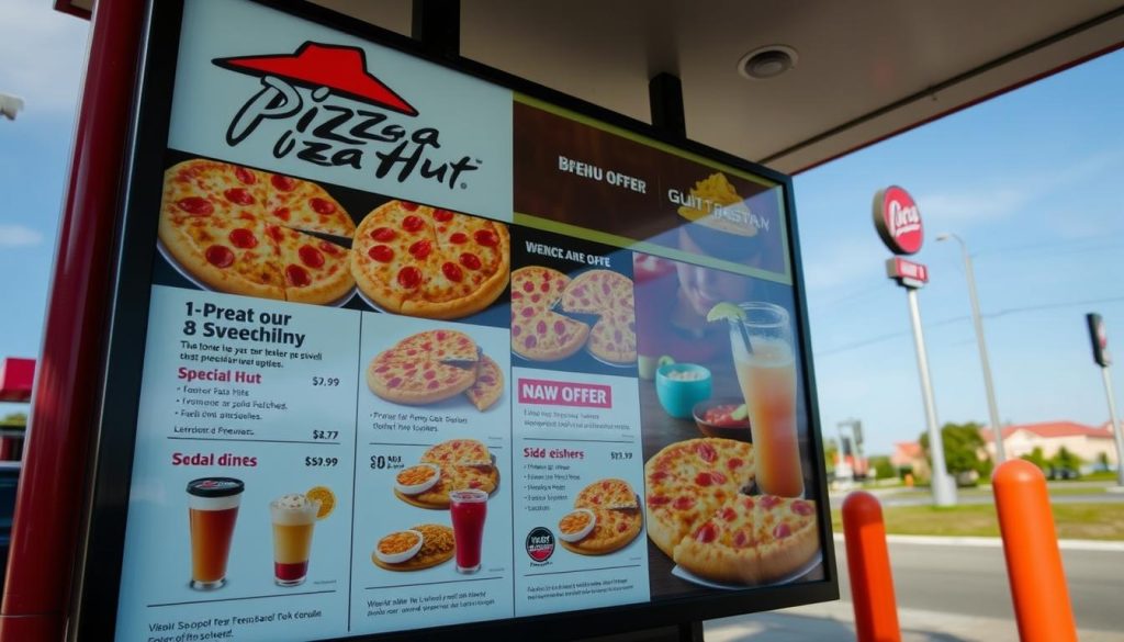 pizza hut drive thru menu special offers