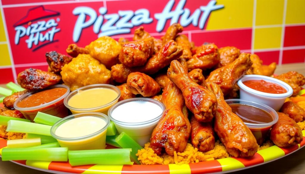 pizza hut wings menu