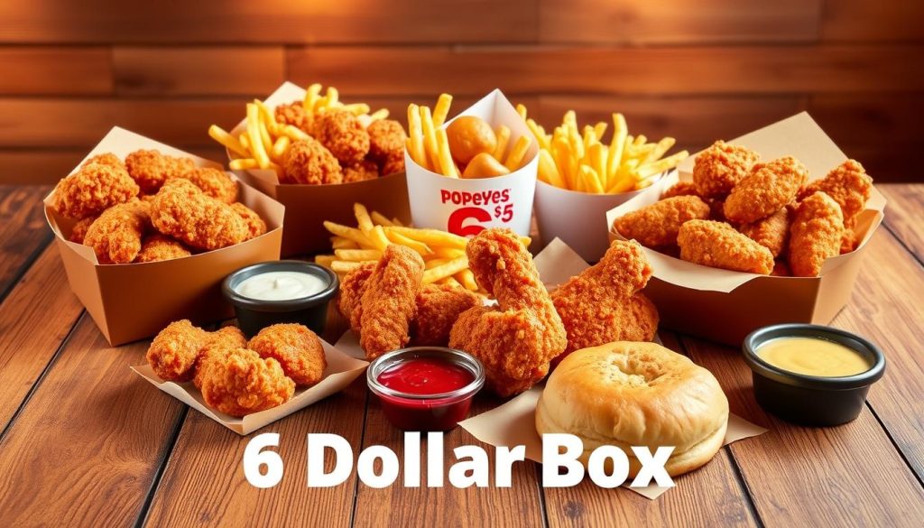 popeyes 6 dollar box options