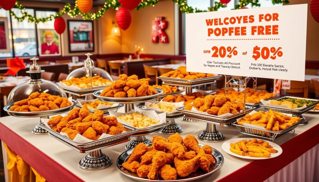 popeyes catering discounts