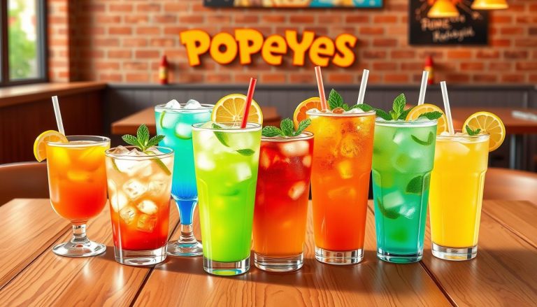 popeyes drink menu