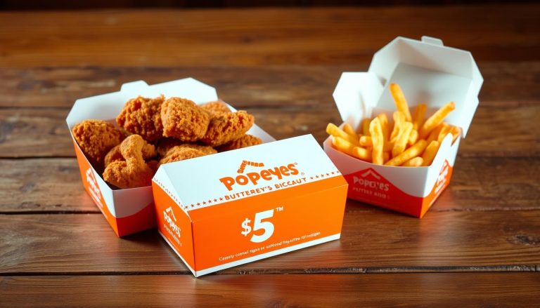 popeyes menu 5 dollar box