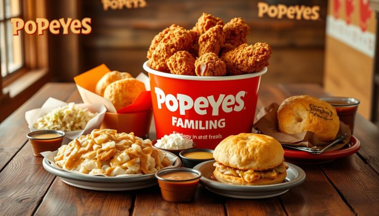 popeyes menu family meals