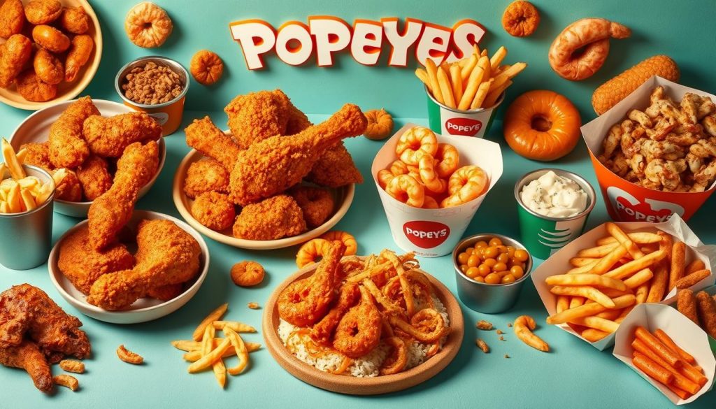 popeyes protein content