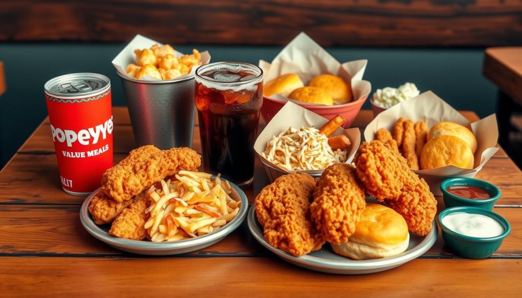 popeyes value meal choices