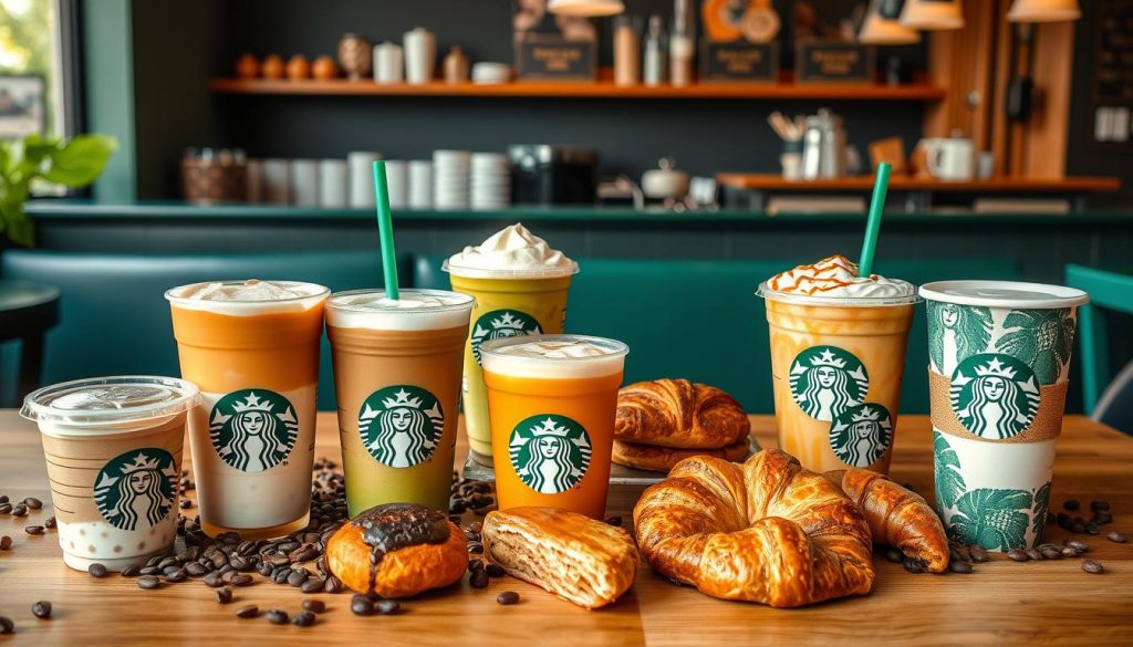 popular Starbucks menu items