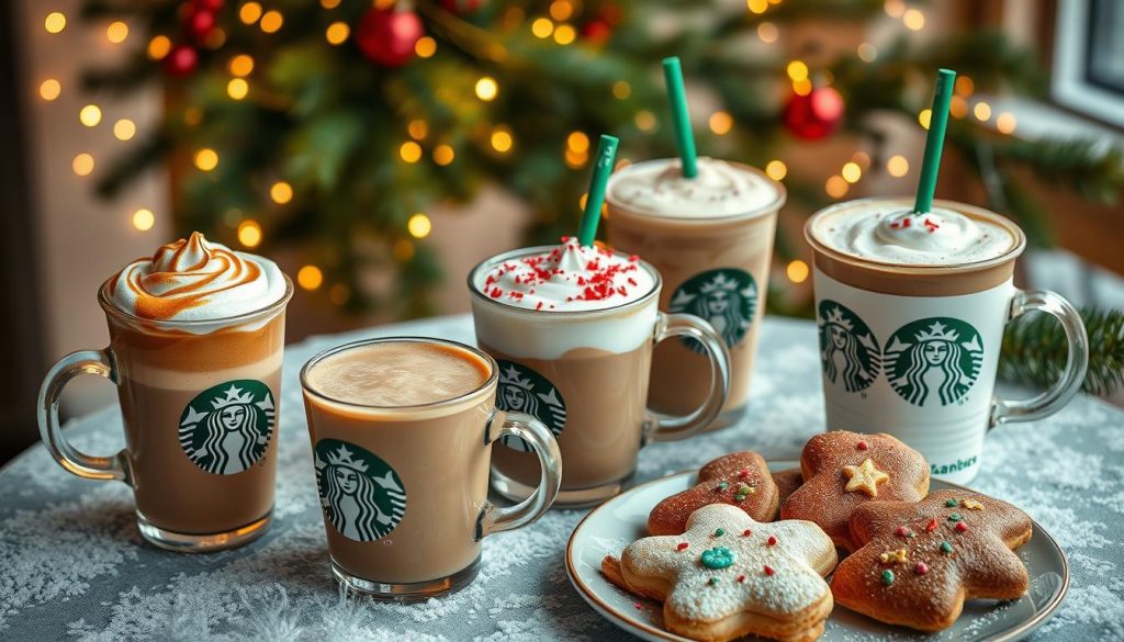 popular choices on the Starbucks Christmas menu