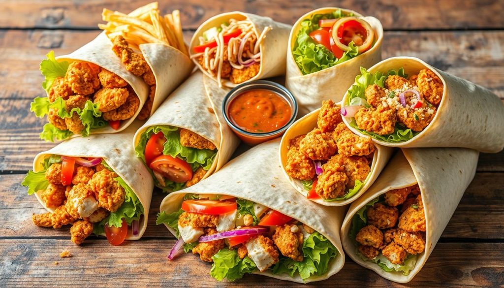 popular fast food wraps