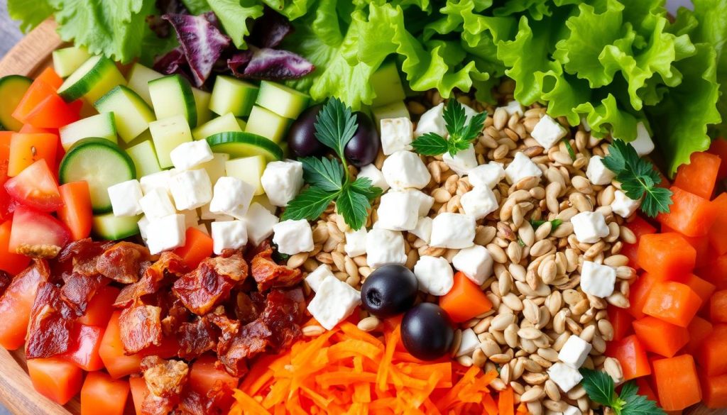 salad toppings variety