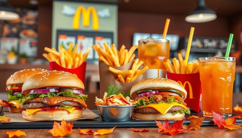 seasonal McDonald's lunch menu