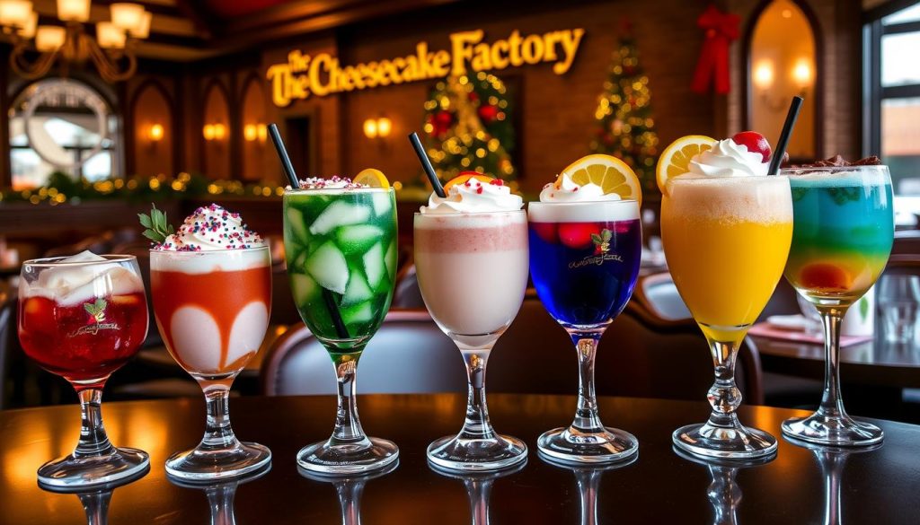 seasonal beverages at the cheesecake factory