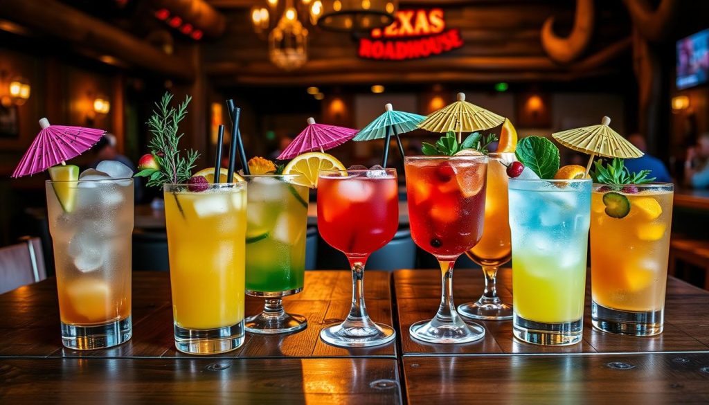 seasonal cocktails at Texas Roadhouse