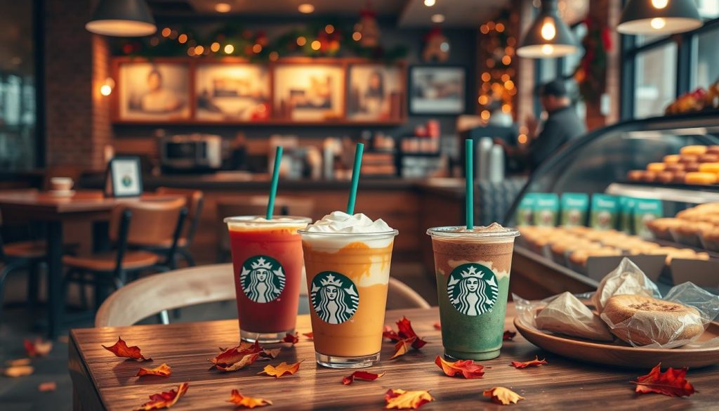 seasonal specials at Starbucks