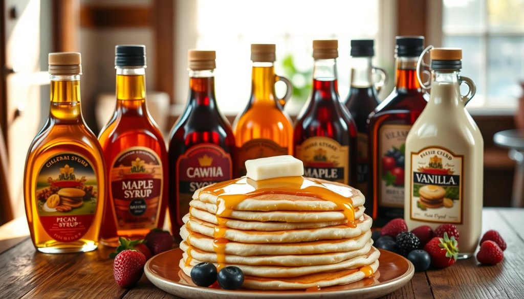 signature syrups for Cracker Barrel pancakes