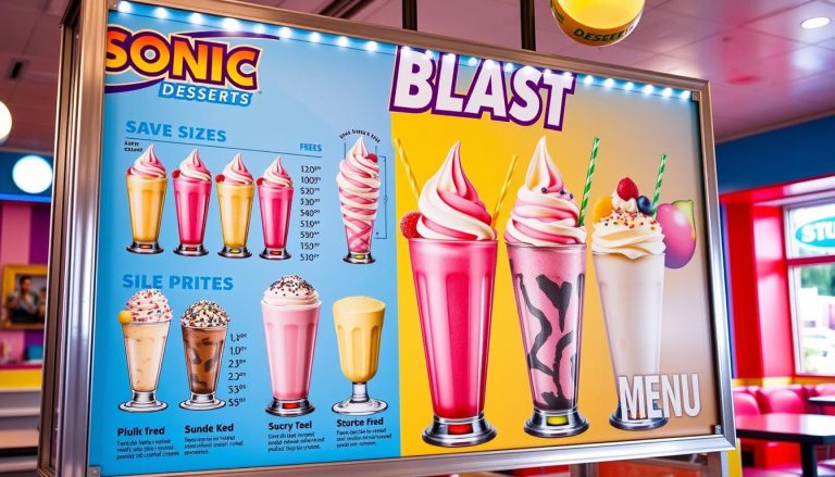 sonic blast menu