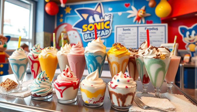 sonic blizzard menu