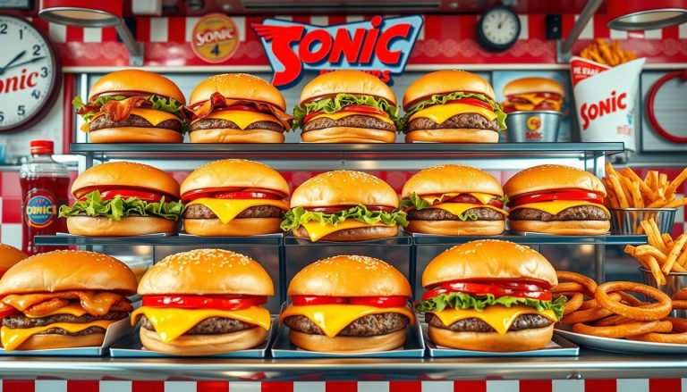 sonic burgers menu