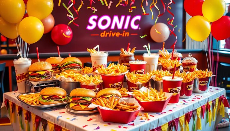 sonic catering menu