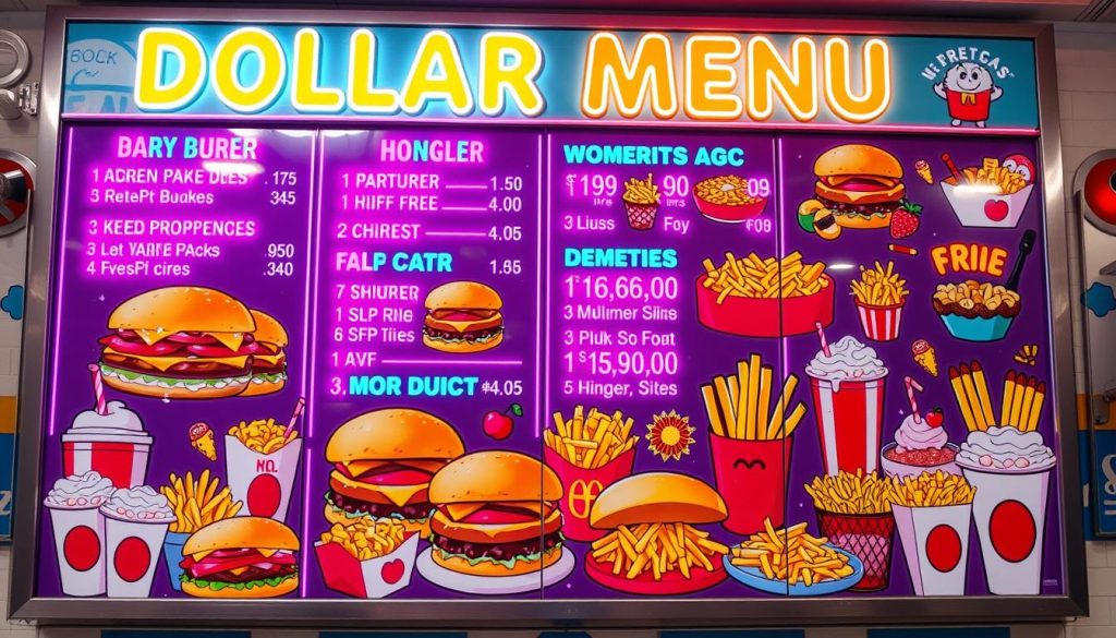 sonic dollar menu