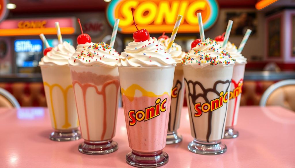 sonic milkshakes