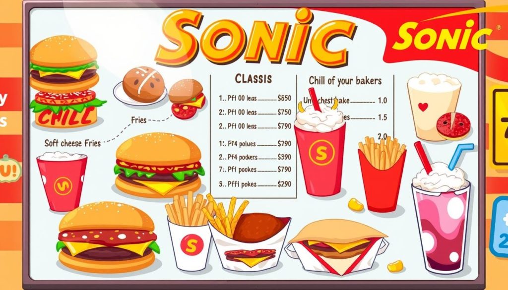 sonic value menu