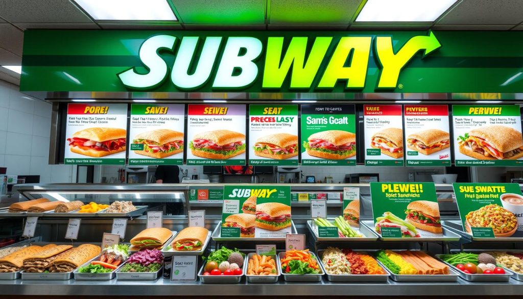 special offers on Subway menu