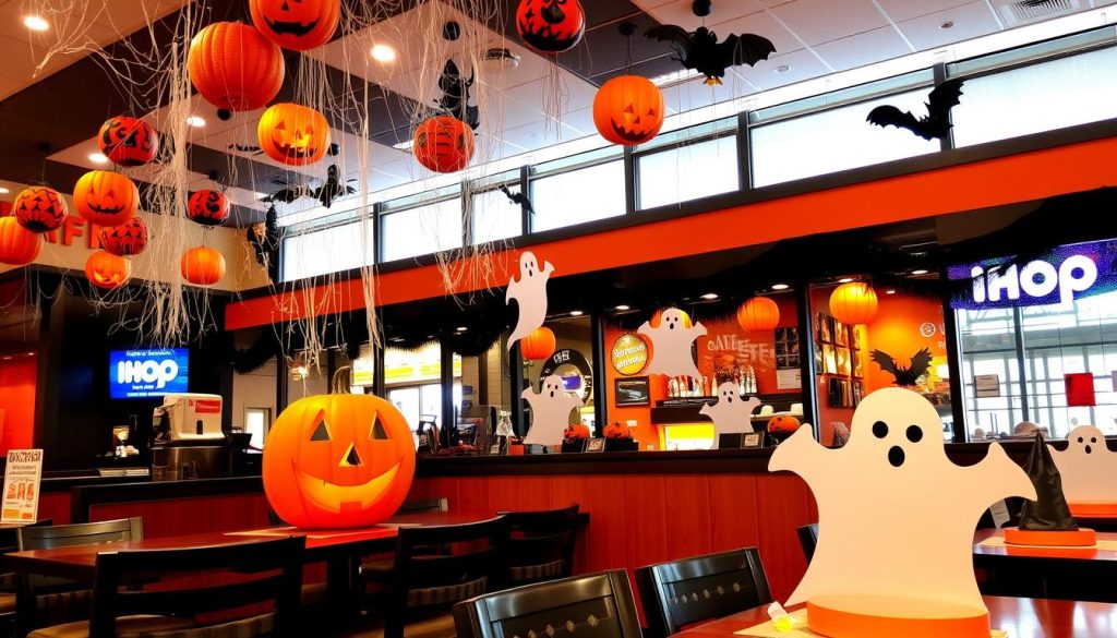 spirit of Halloween decor at IHOP