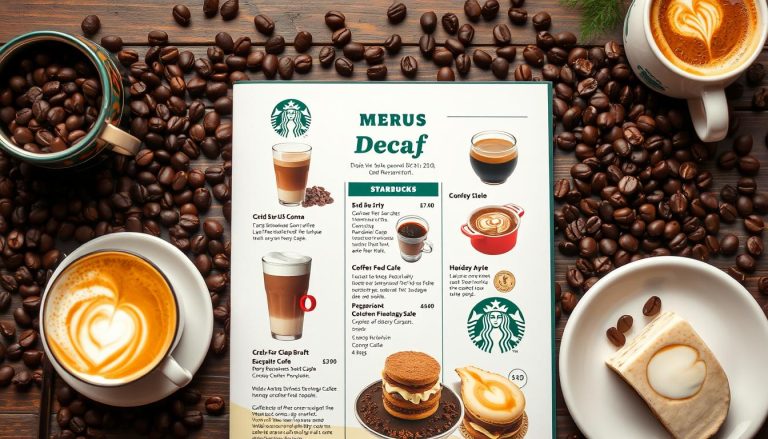 starbucks decaf menu