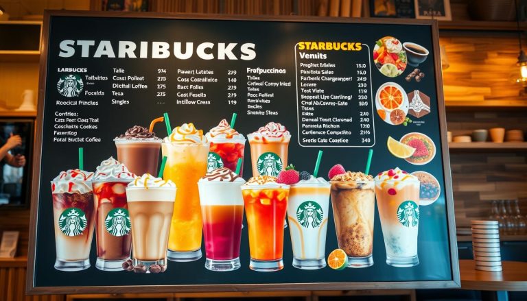 starbucks drinks menu