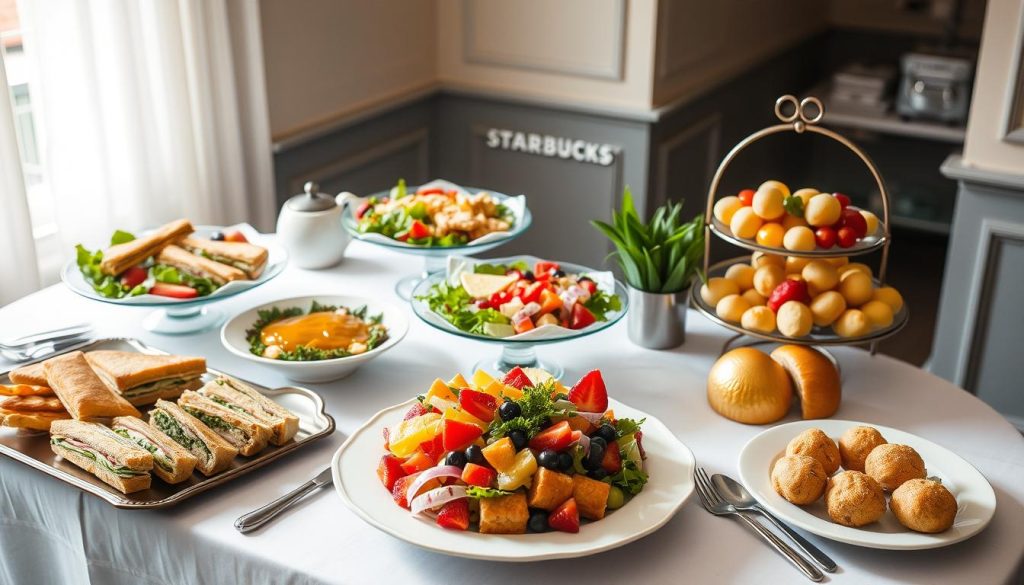 starbucks lunch catering menu