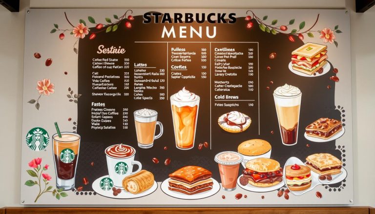 starbucks menu with prices