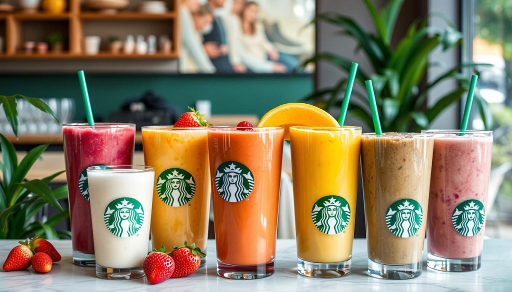 starbucks smoothies menu