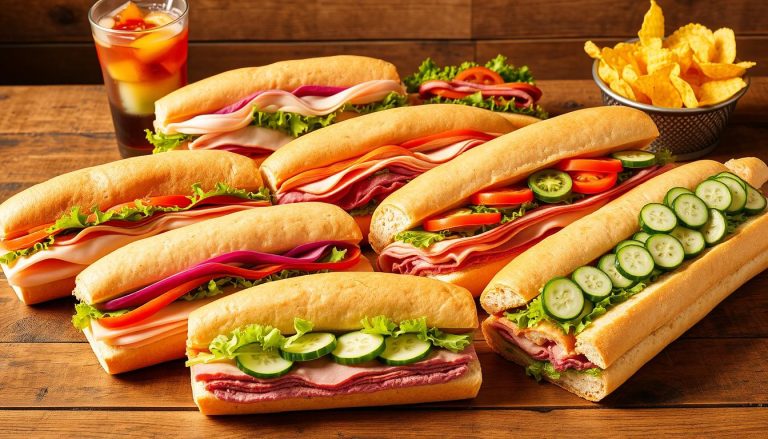 subway $5 footlong menu