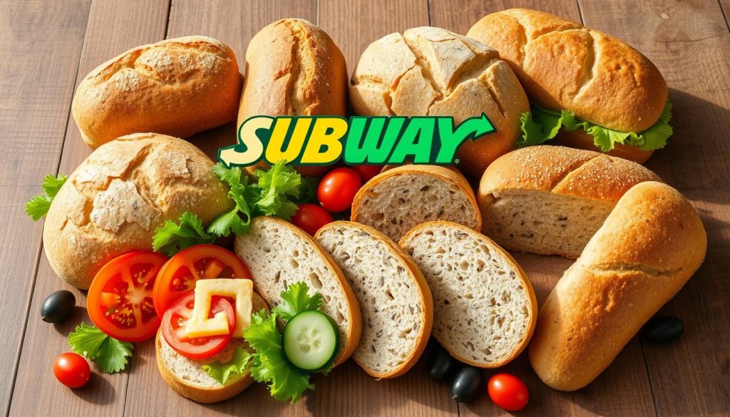 subway bread types and ingredients