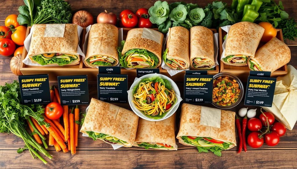 subway dairy free menu prices